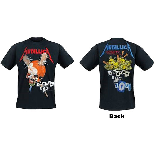 Metallica tričko Damage Inc Čierna M