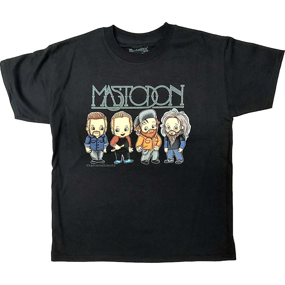 Mastodon tričko Band Character Čierna 11-12 rokov