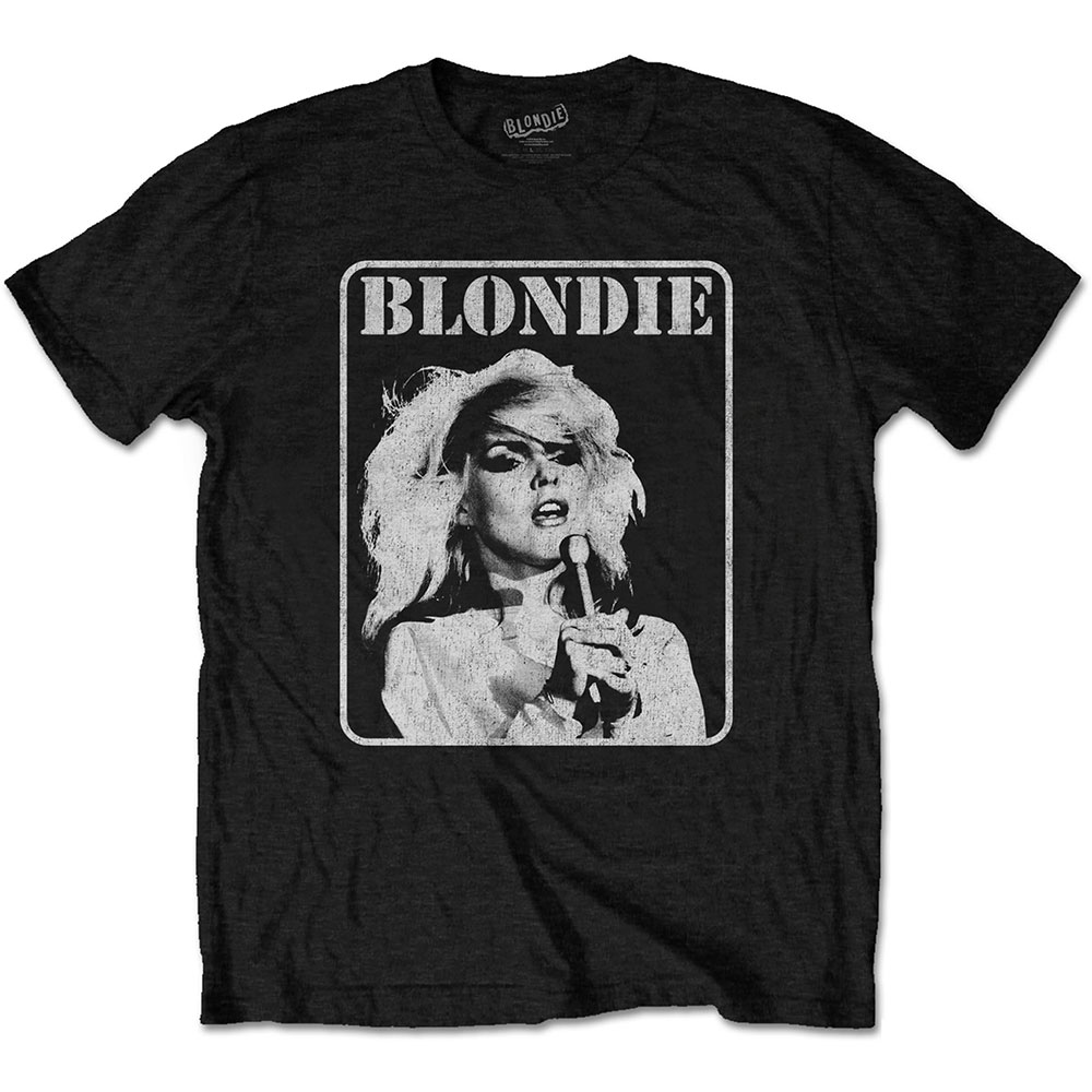 Blondie tričko Presente Poster Čierna XL