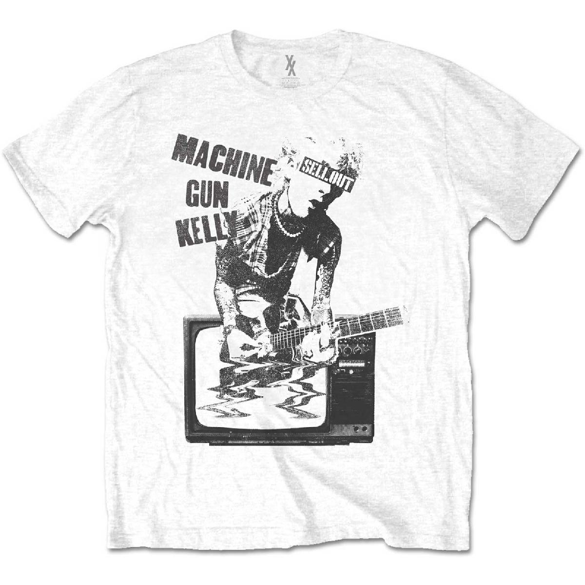Machine Gun Kelly tričko TV Warp Biela XL