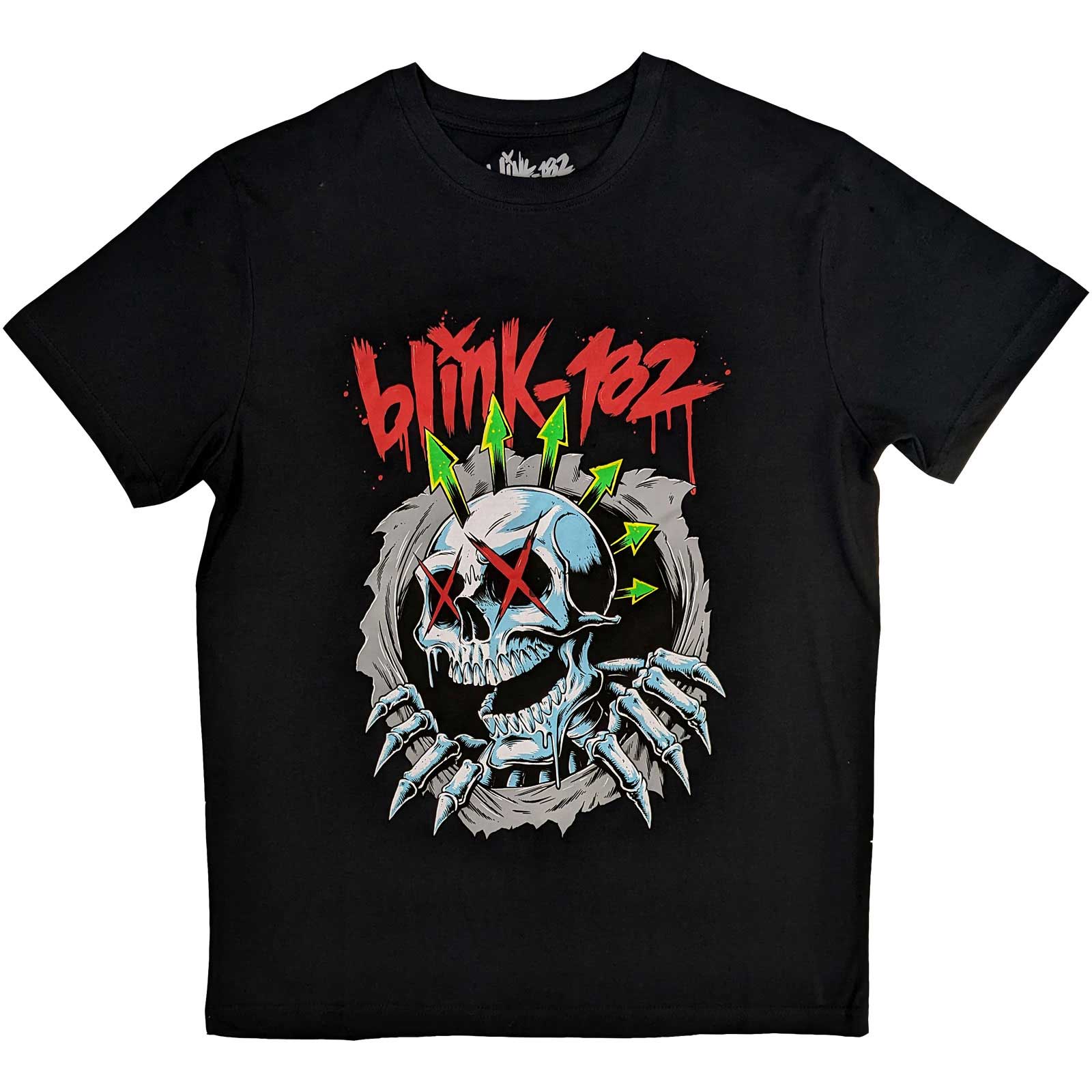 Blink 182 tričko Six Arrow Skull Čierna S