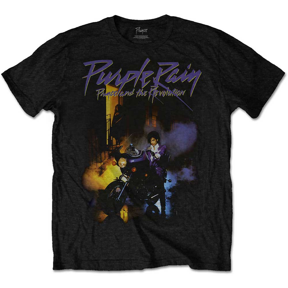 Prince tričko Purple Rain Čierna 11-12 rokov