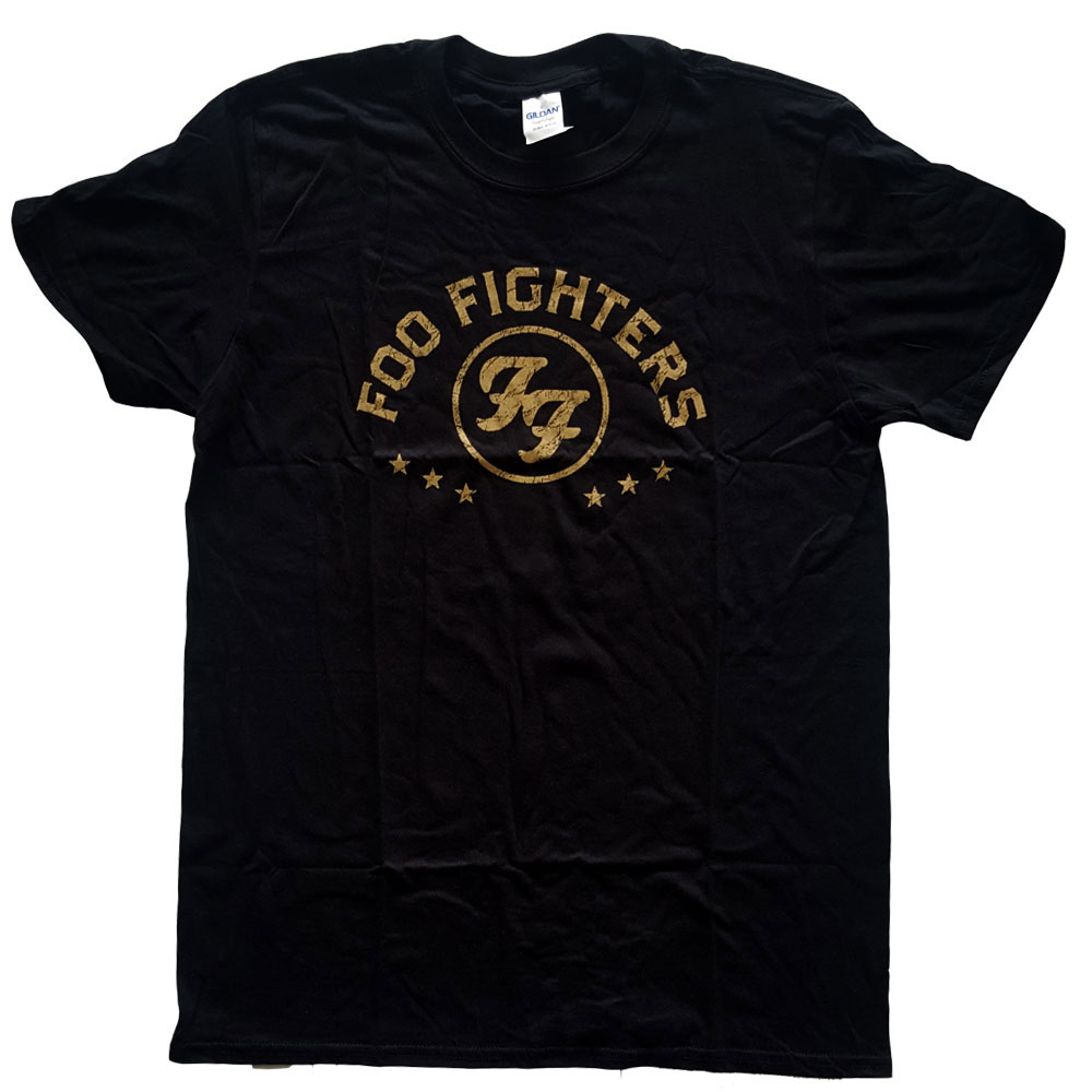 Foo Fighters tričko Arched Stars Čierna XL
