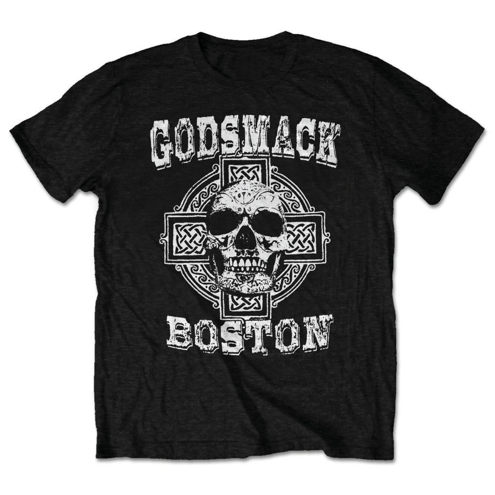 Godsmack tričko Boston Skull Čierna M