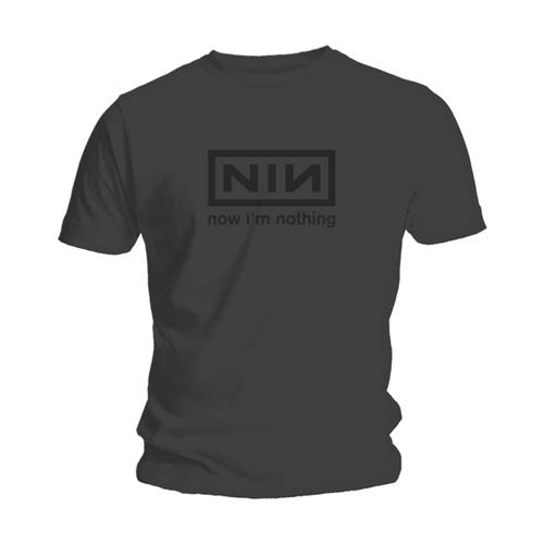 Nine Inch Nails tričko Now I\'m Nothing Šedá M
