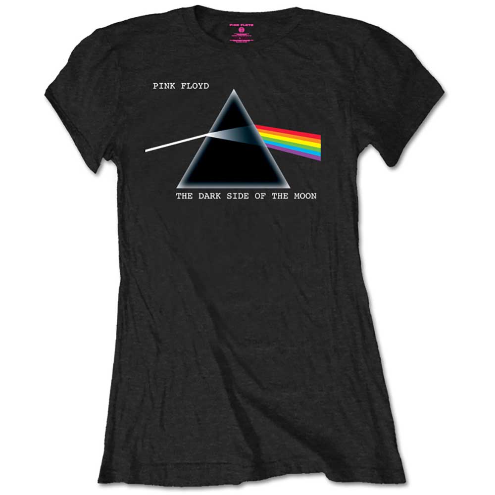Pink Floyd tričko Dark Side of the Moon Courier Čierna S