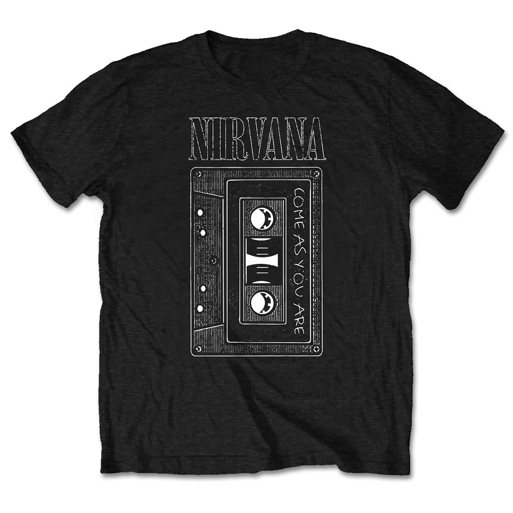 Nirvana tričko As You Are Tape Čierna S