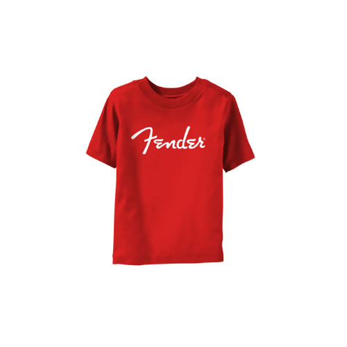 Fender tričko Logo Červená 6 - 12 mesiacov