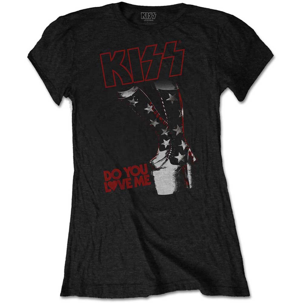 Kiss tričko Do You Love Me Čierna XL