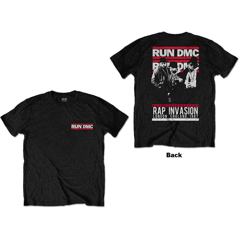Run-DMC tričko Rap Invasion Čierna L