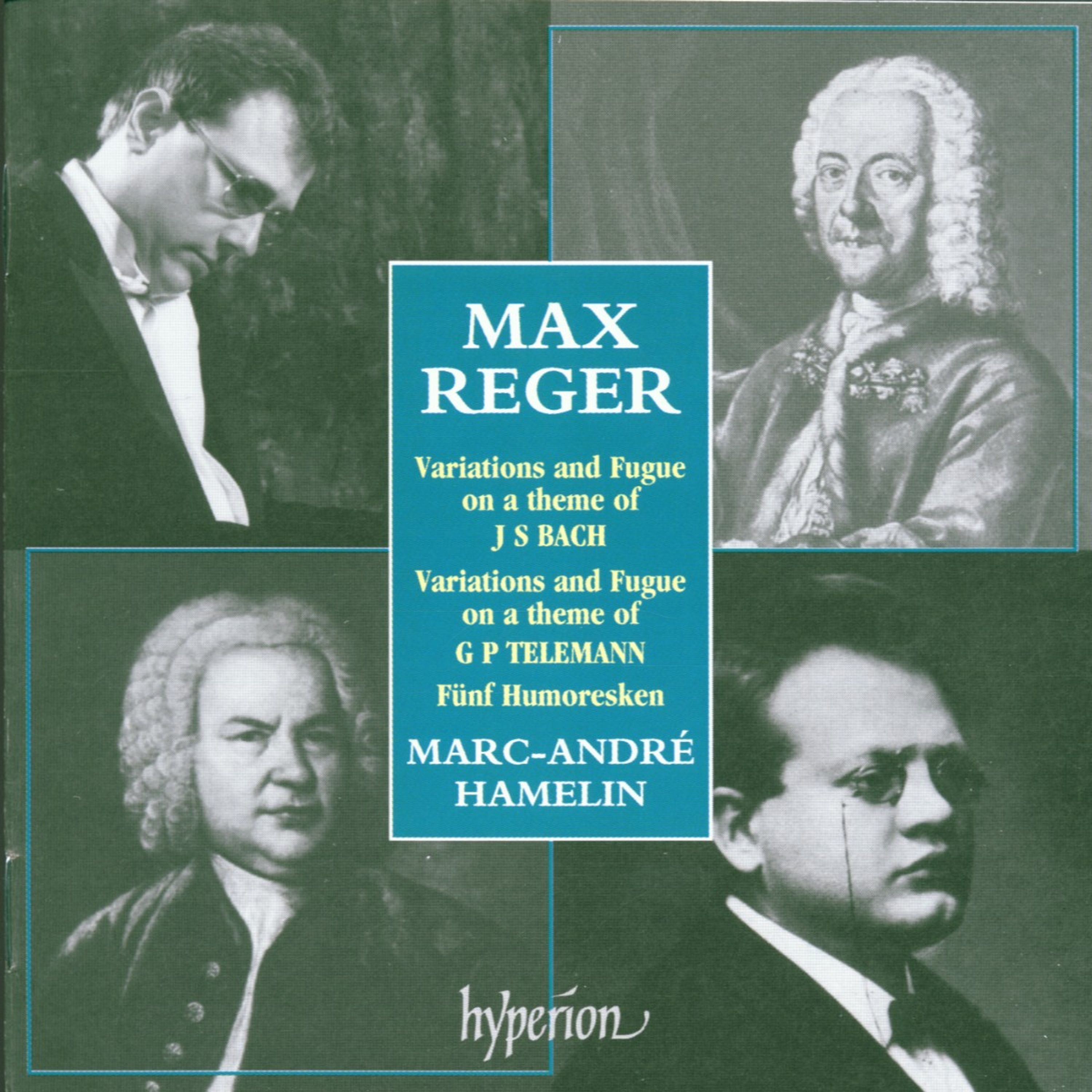E-shop REGER: PIANO MUSIC - BACH VARIATIONS, TELEMANN VAR