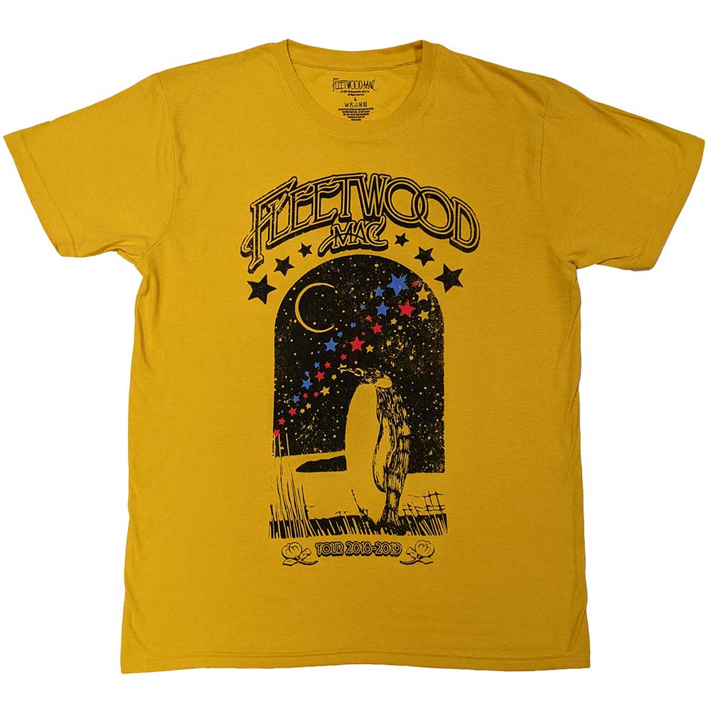 Fleetwood Mac tričko Tour 2018 - 2019 Penguin Žltá M