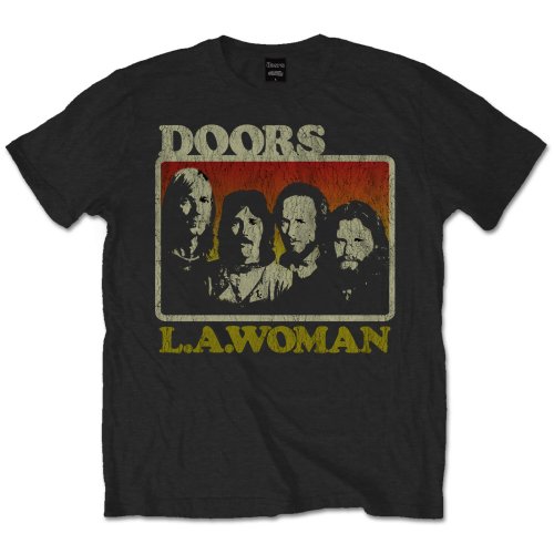 The Doors tričko LA Woman Čierna L