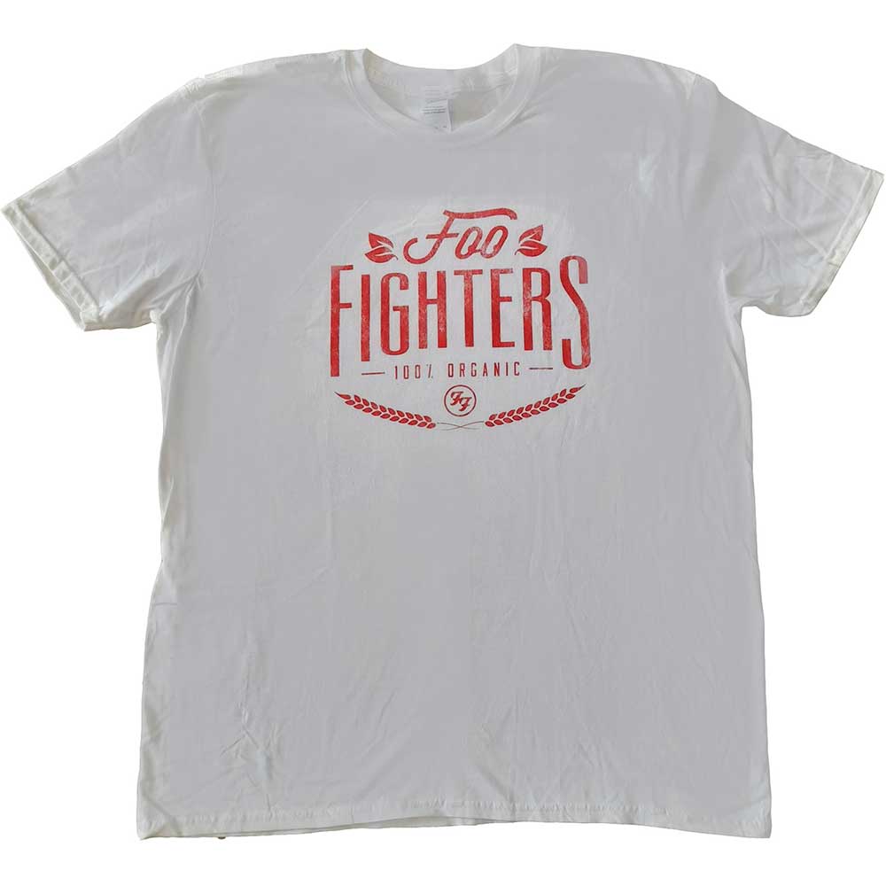 Foo Fighters tričko 100% Organic Biela L