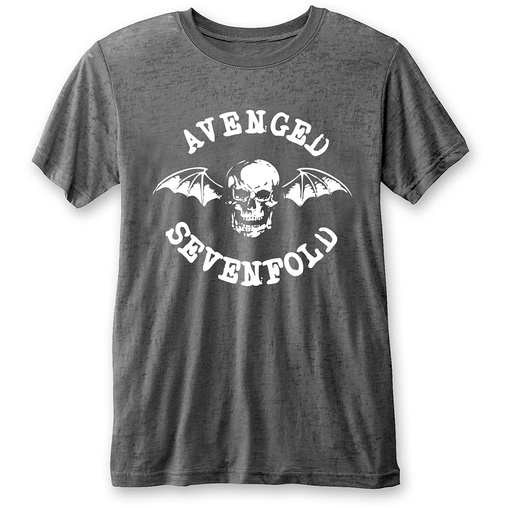 Avenged Sevenfold A7X tričko Deathbat Šedá XL