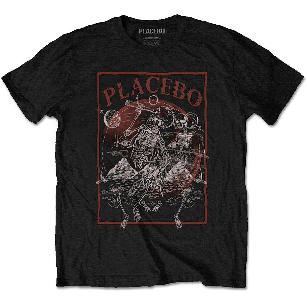 Placebo tričko Astro Skeletons Čierna XXL