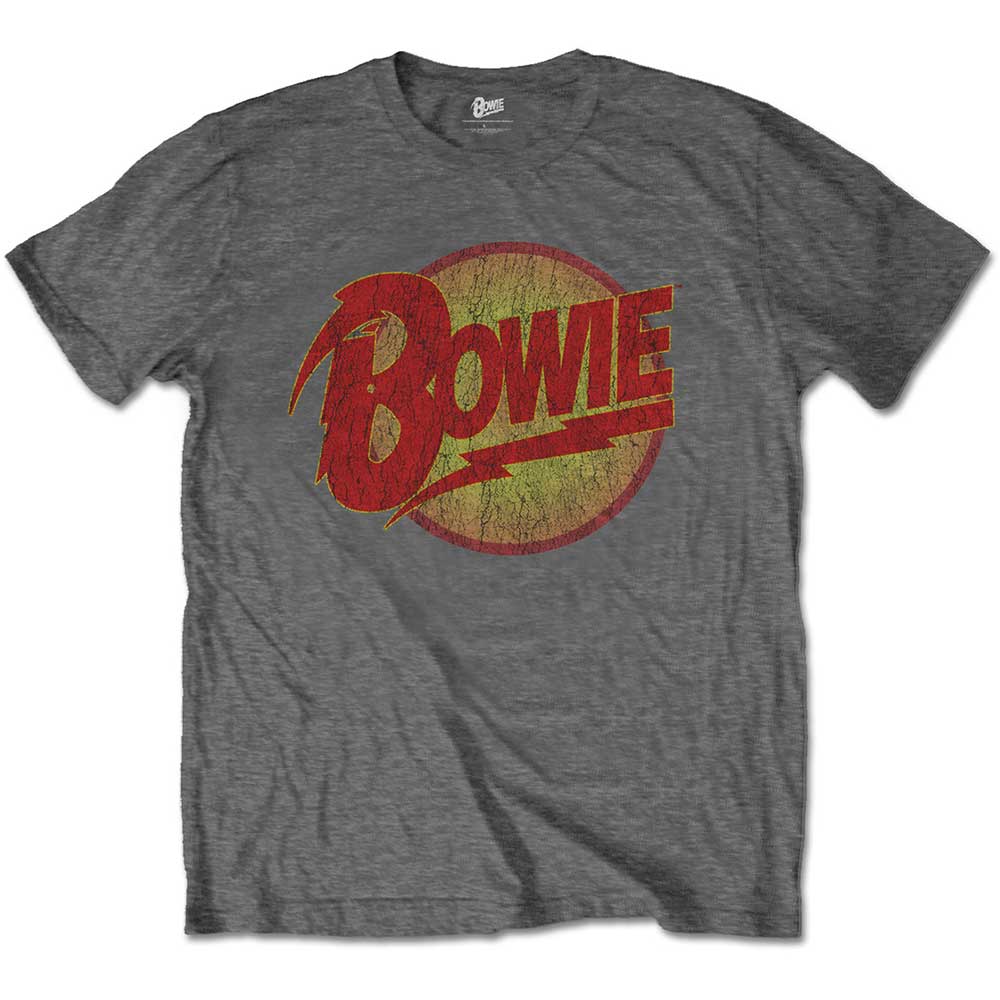 David Bowie tričko Diamond Dogs Logo Šedá 5-6 rokov