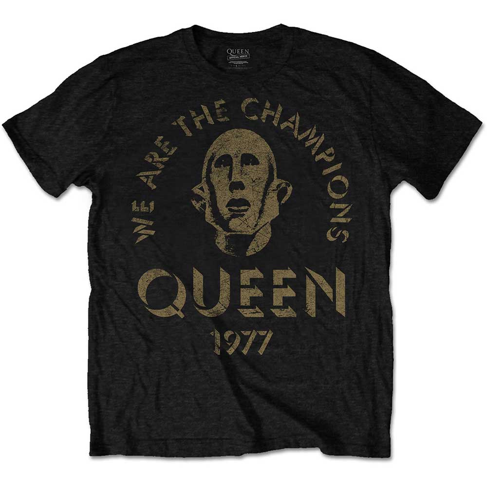 Queen tričko We Are The Champions Čierna XL