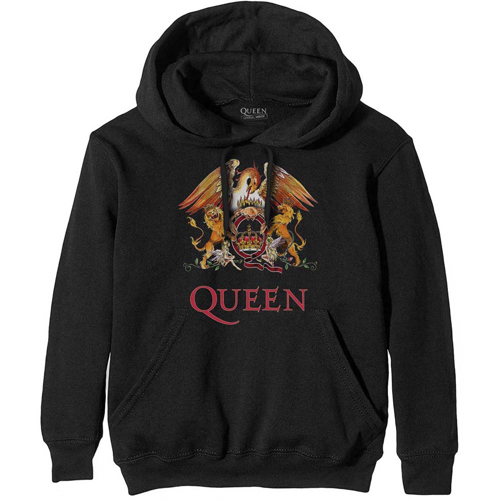 Queen mikina Classic Crest Čierna L