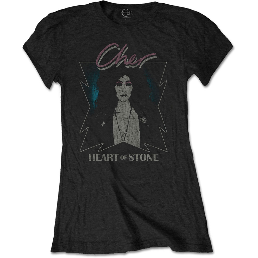Cher tričko Heart of Stone Čierna L