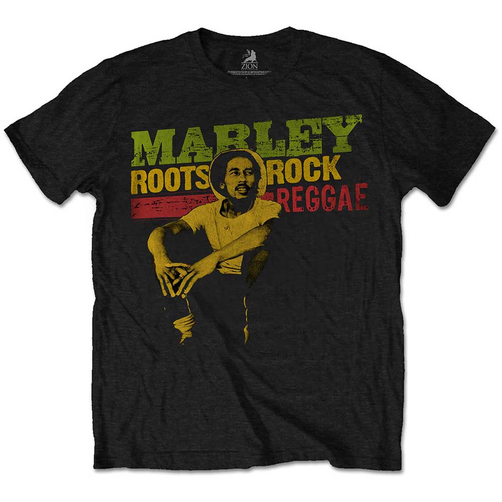 Bob Marley tričko Roots, Rock, Reggae Čierna 9-10 rokov