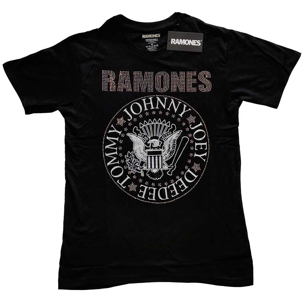 Ramones tričko Presidential Seal Čierna L