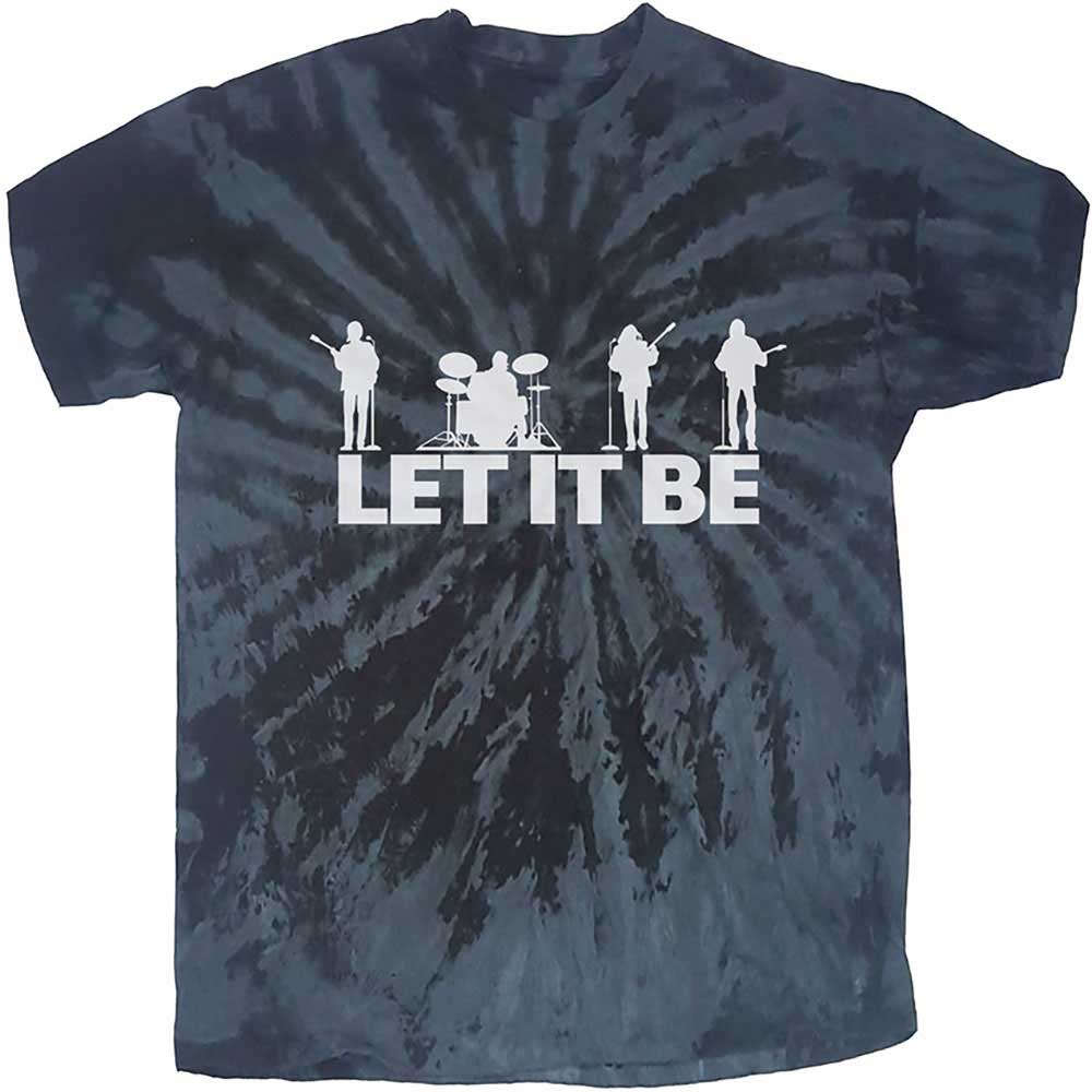 The Beatles tričko Let It Be Silhouette Čierna XL