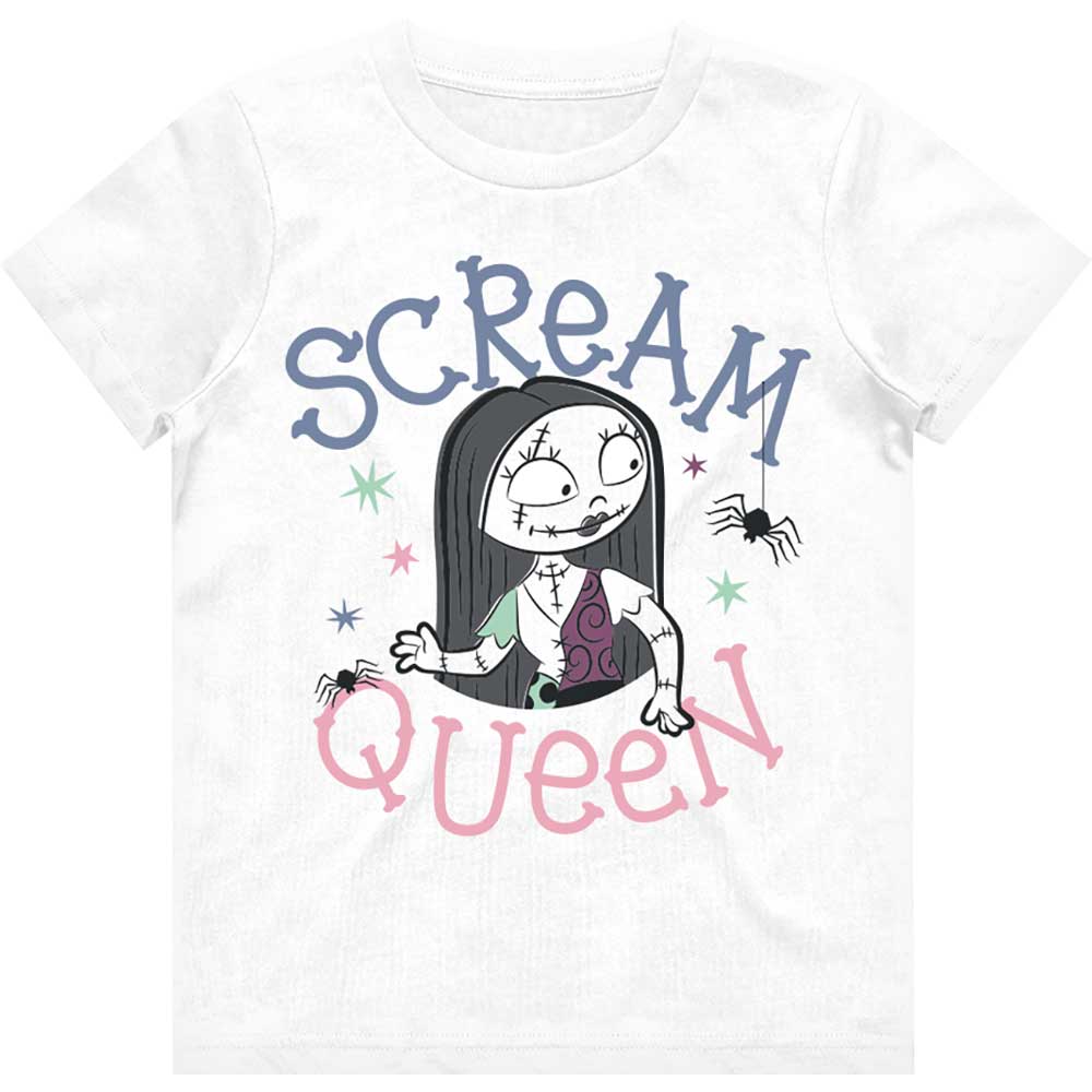Disney tričko The Nightmare Before Christmas Scream Queen Biela 11-12 rokov