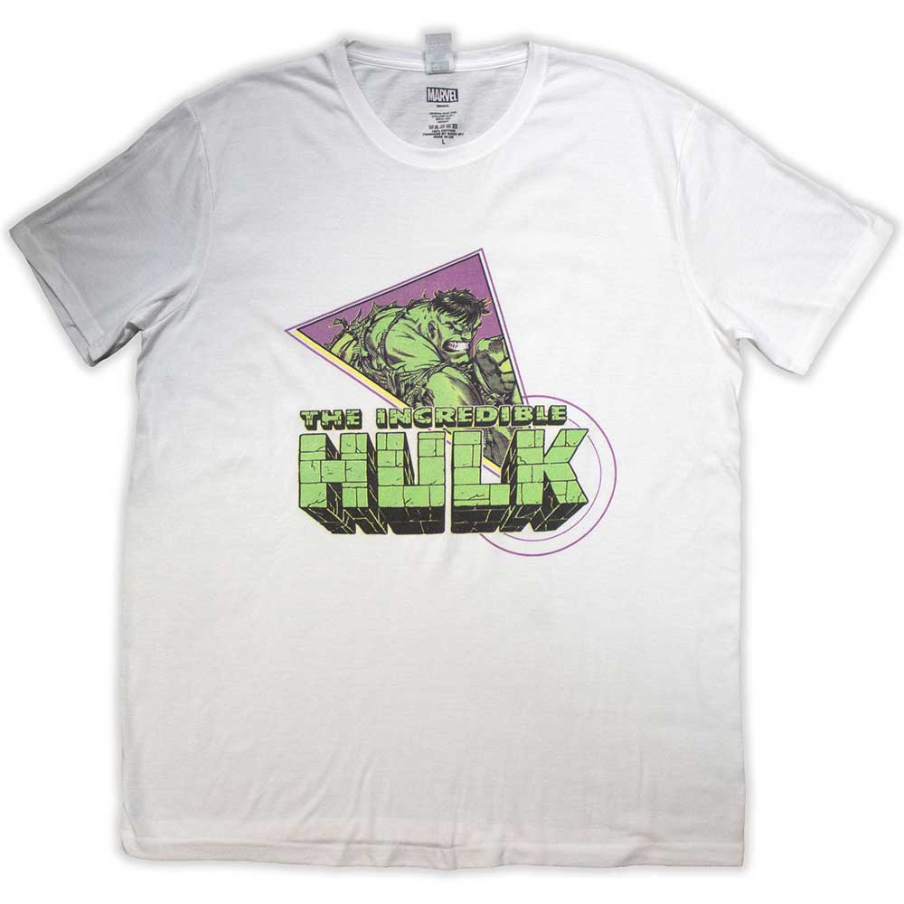 Marvel tričko Hulk Triangle Biela M