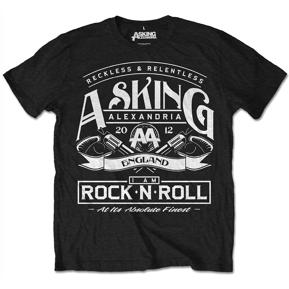 Asking Alexandria tričko Rock N\' Roll Čierna L