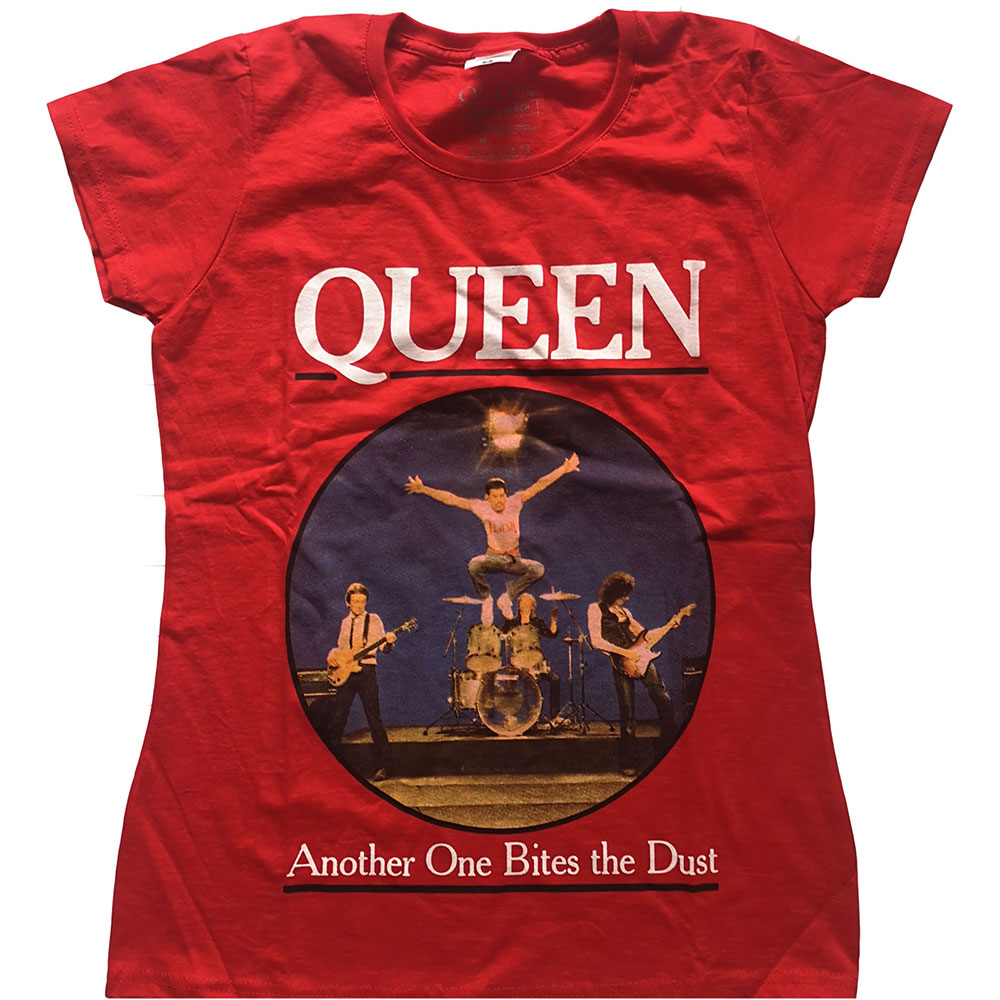 Queen tričko One Bites The Dust Červená L