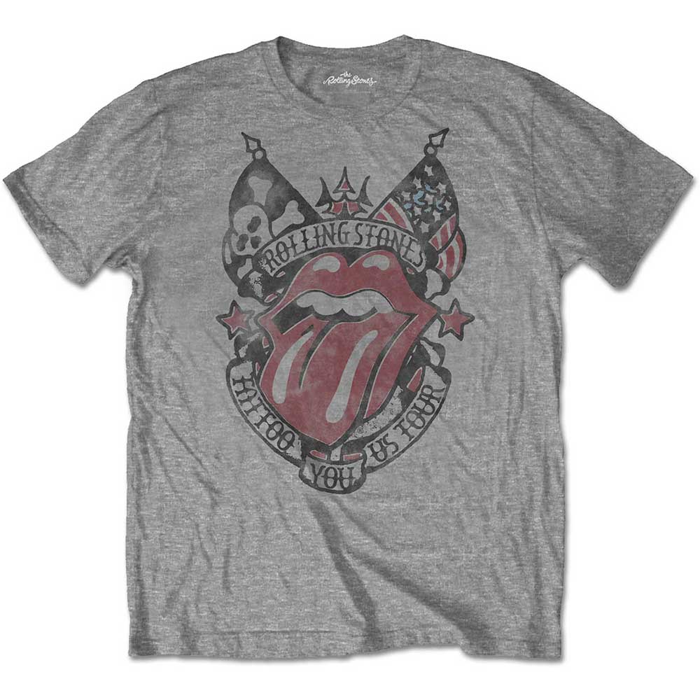 The Rolling Stones tričko Tattoo You US Tour Šedá XL