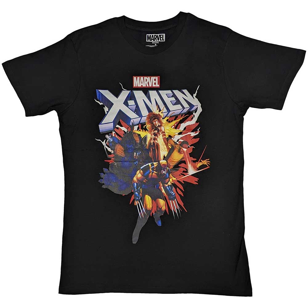 Marvel tričko X-Men Comic Čierna XL