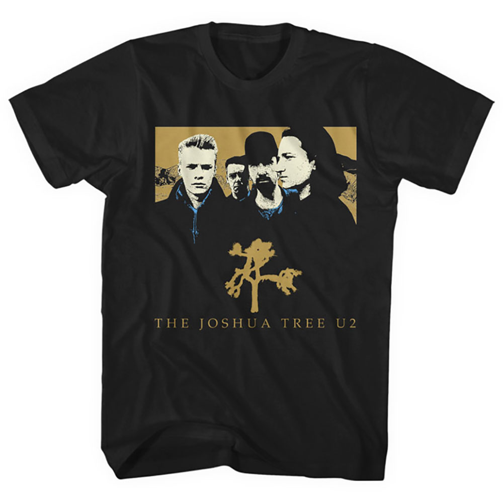 U2 tričko Joshua Tree Čierna XXL