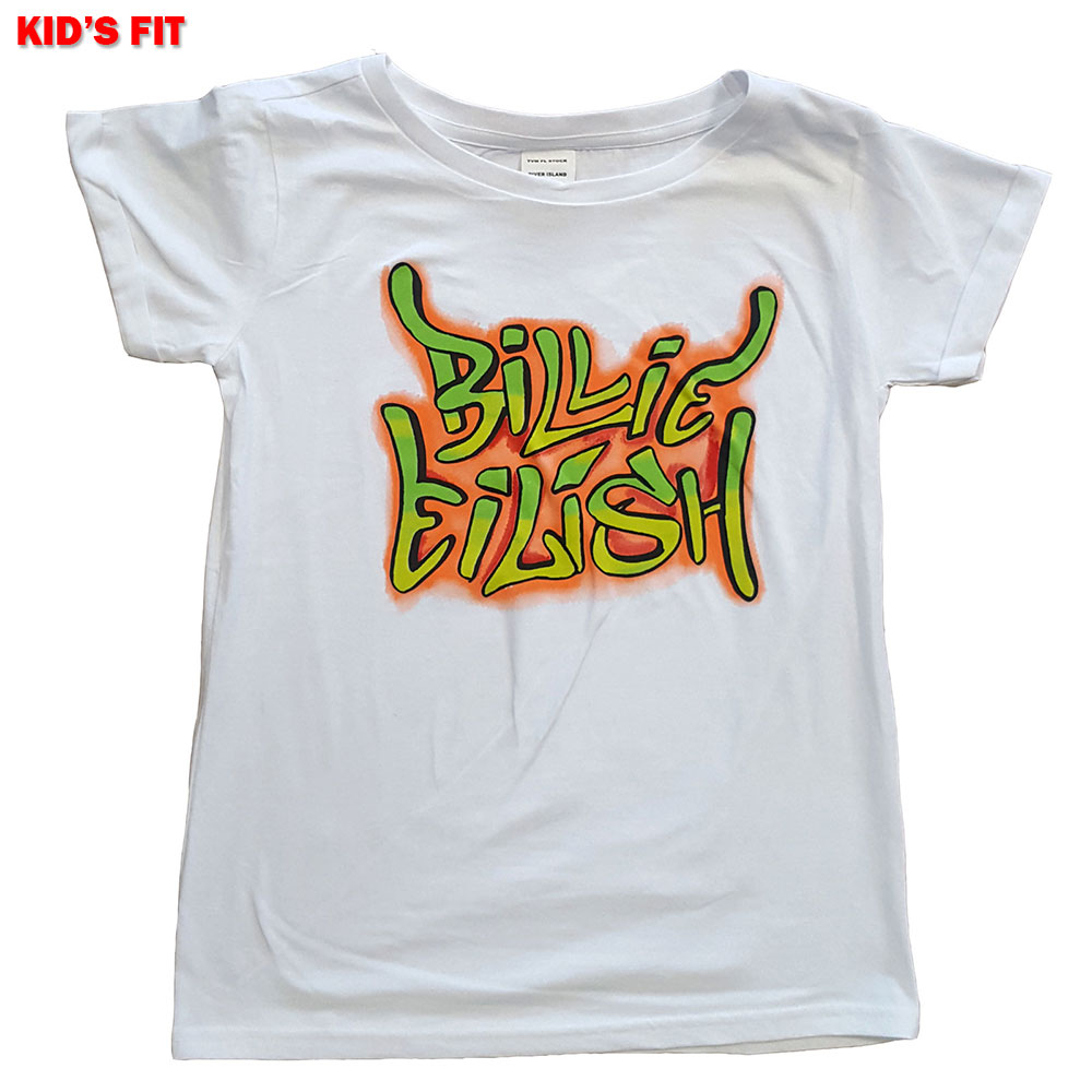 Billie Eilish tričko Graffiti Biela 5-6 rokov