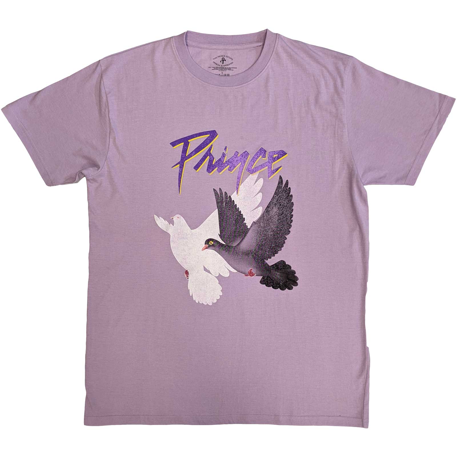 Prince tričko Doves Distressed Fialová XL