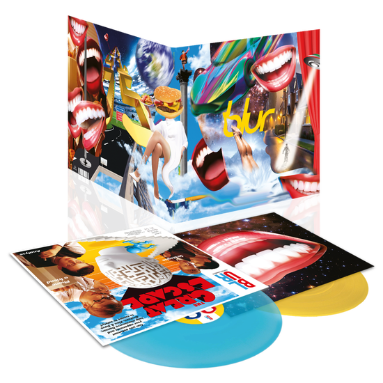 E-shop Blur - The Great Escape (Limited Edition) (Anniversary Edition) (Yellow Blue Coloured) (140 g) LP