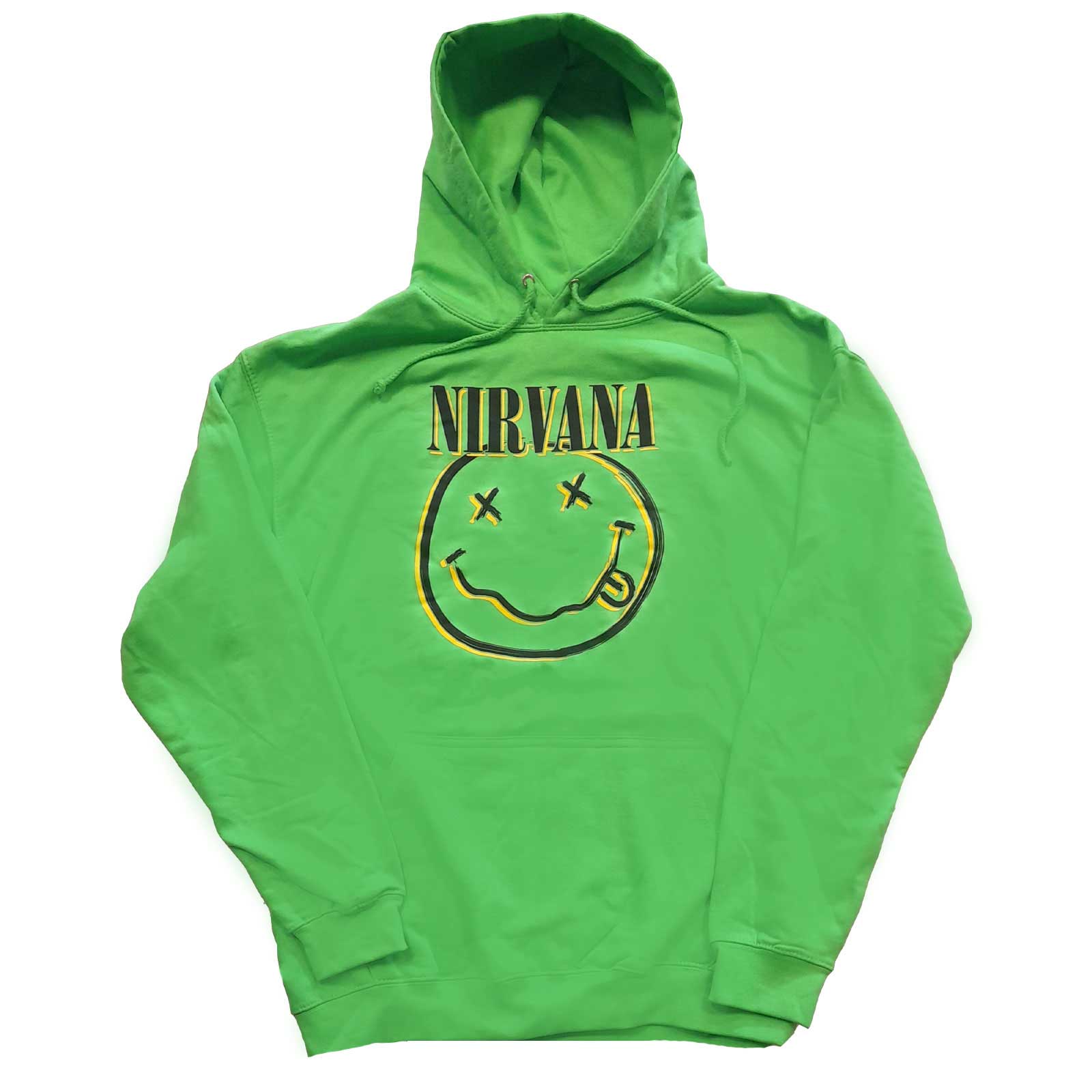Nirvana mikina Inverse Smiley Zelená XL