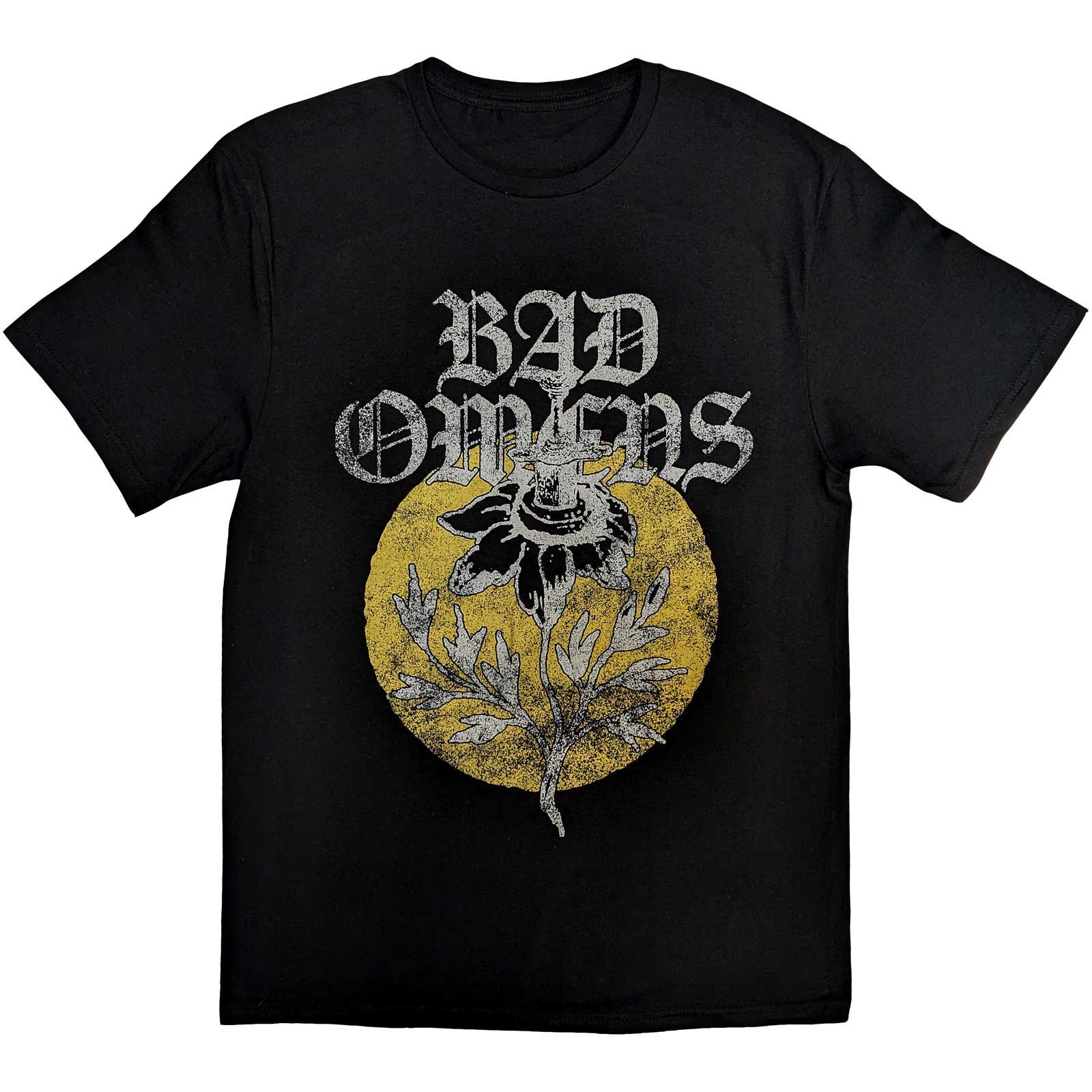Bad Omens tričko Sunflower Čierna S