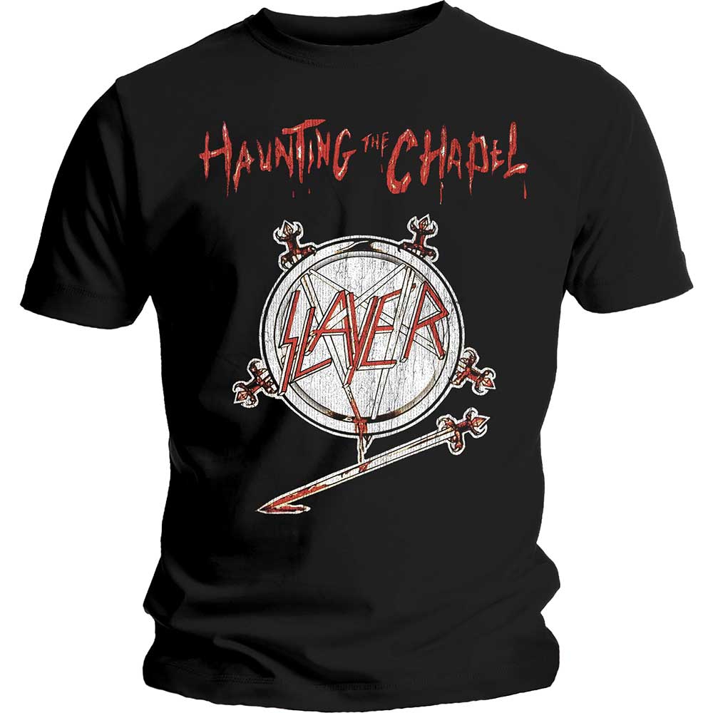 Slayer tričko Haunting the Chapel Čierna XL