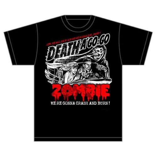 Rob Zombie tričko Zombie Crash Čierna XL