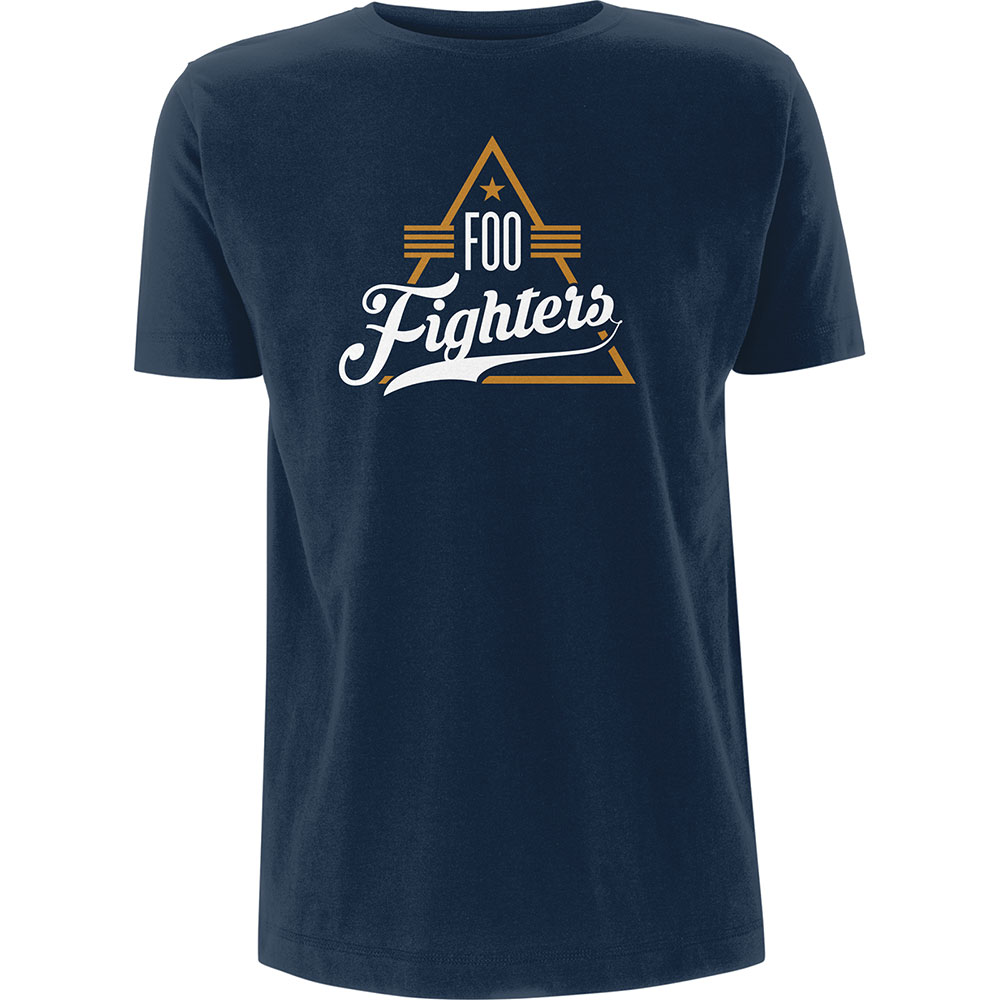 Foo Fighters tričko Triangle Modrá XL