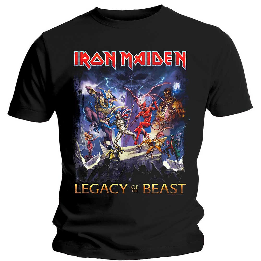 Iron Maiden tričko Legacy of the Beast Čierna L