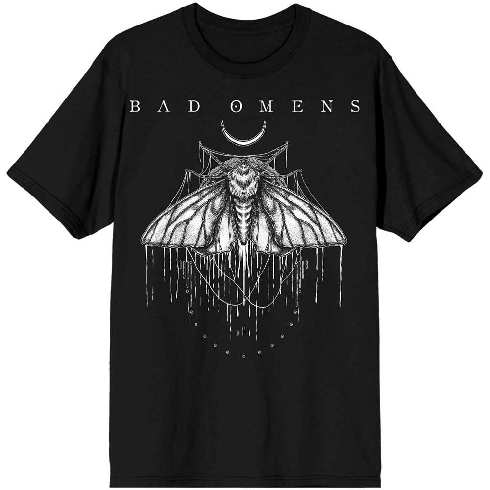 Bad Omens tričko Moth Čierna L