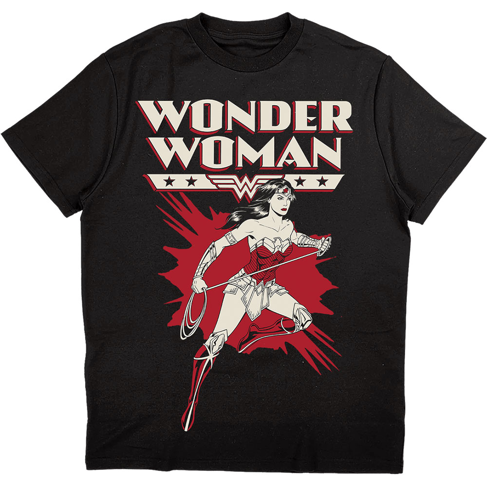 DC Comics tričko Wonder Woman Explosion Čierna M