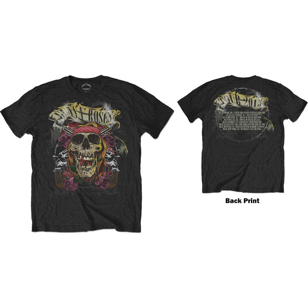 Guns N’ Roses tričko Trashy Skull Čierna XL