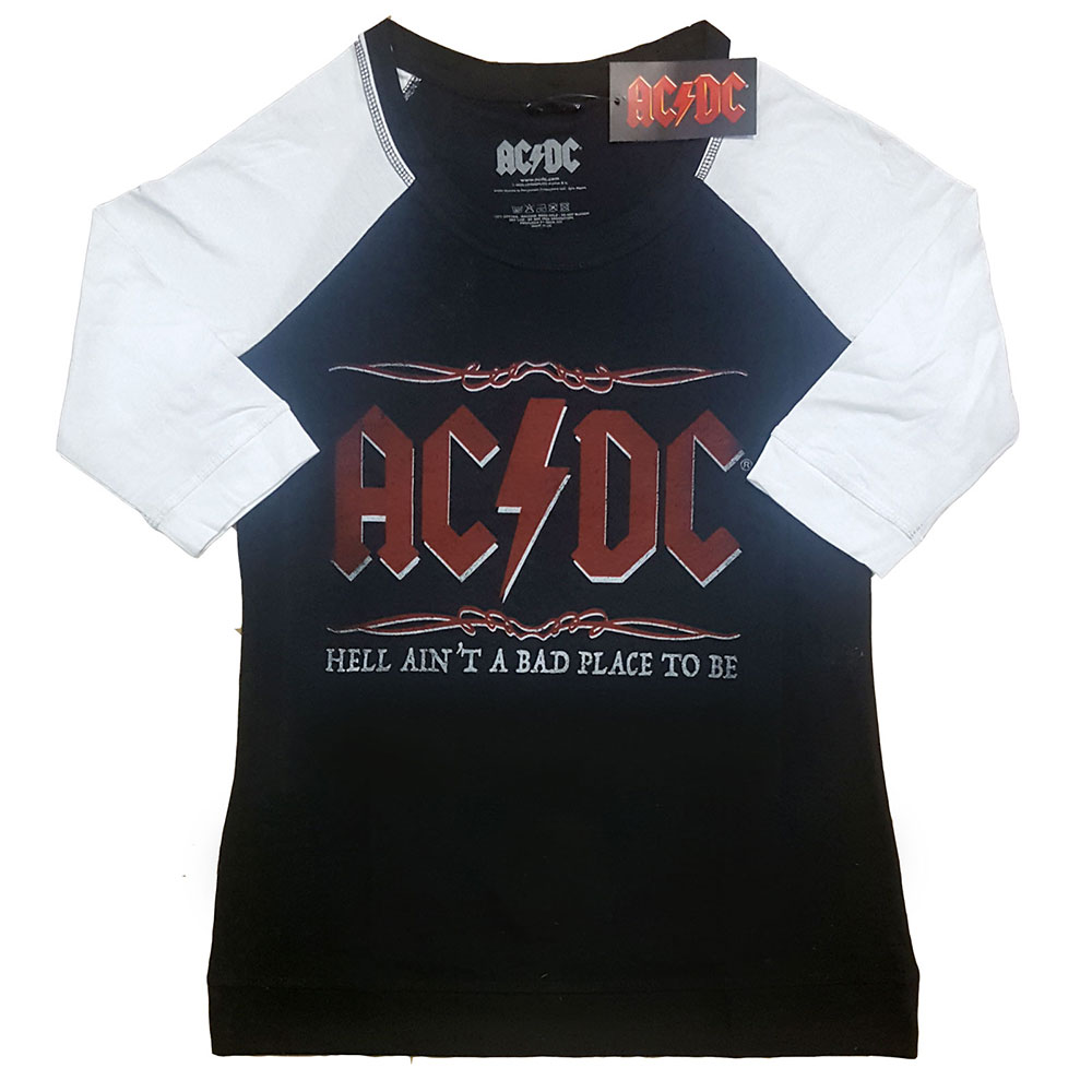 AC/DC tričko Hell Ain\'t A Bad Place Čierna/biela XXL
