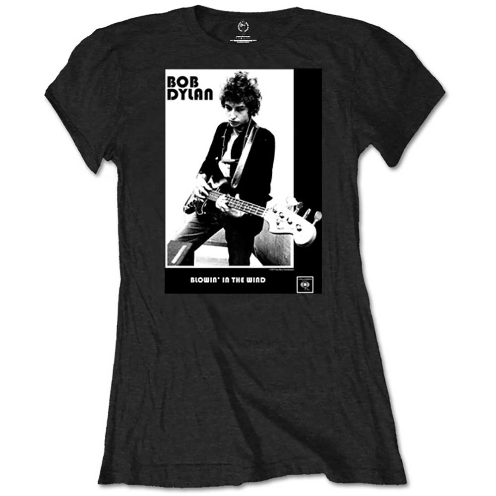Bob Dylan tričko Blowing in the Wind Čierna XL