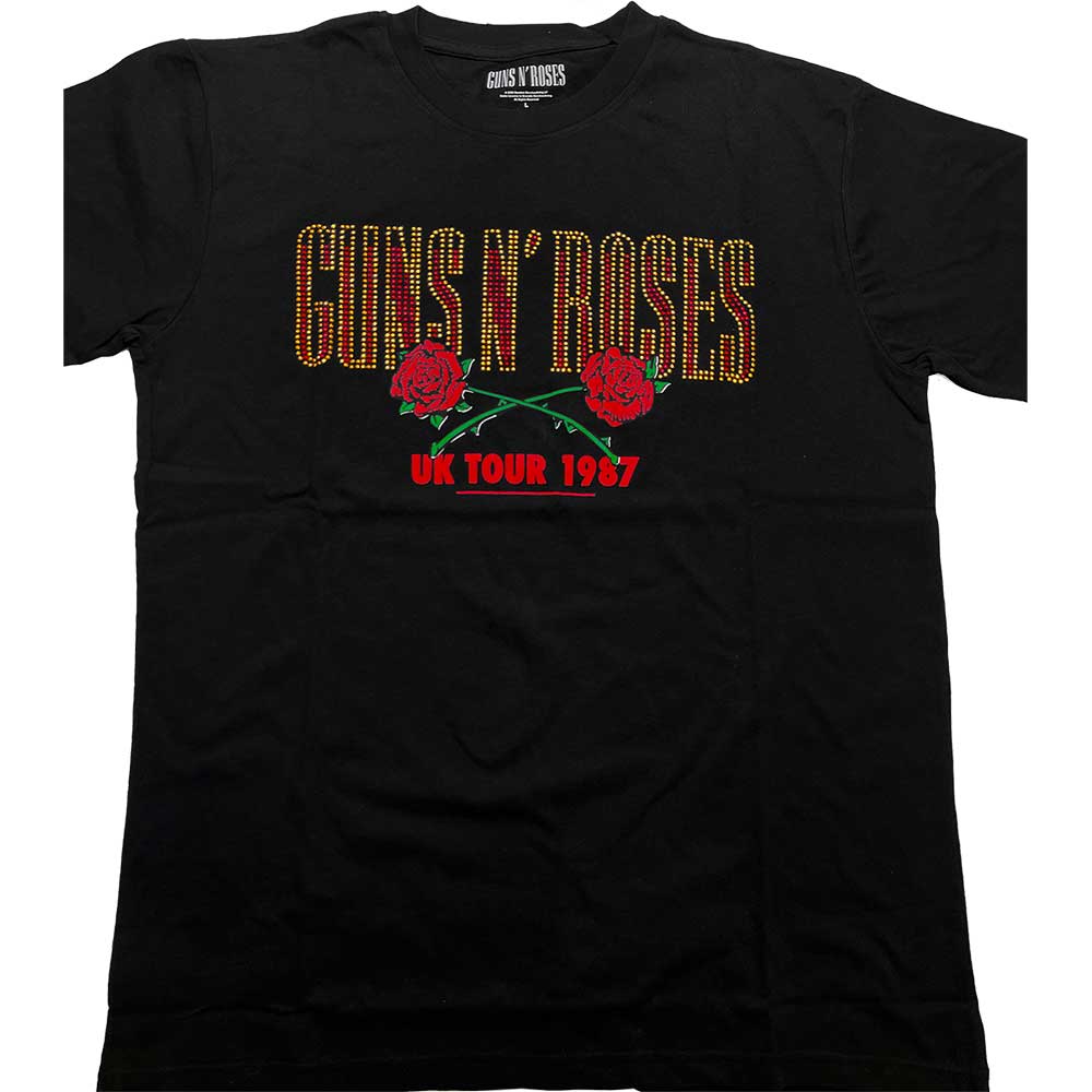 Guns N’ Roses tričko 87 Tour Čierna XL