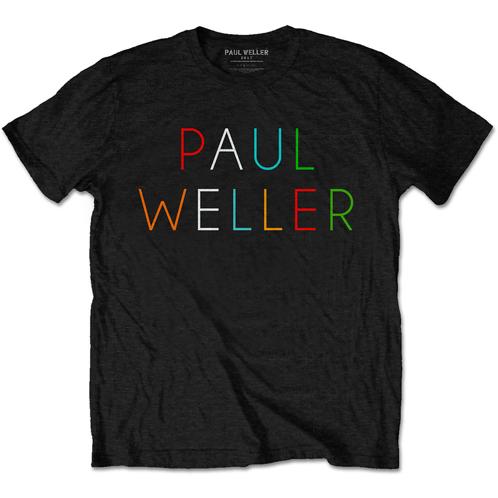 Paul Weller tričko Multicolour Logo Čierna XXL